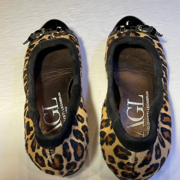 Attilio Guisti Leombruni leopard print flats; NICE - Picture 8 of 16